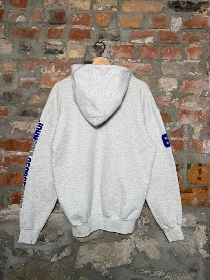 01" The Beatles Members Hoodie Grey Sz L