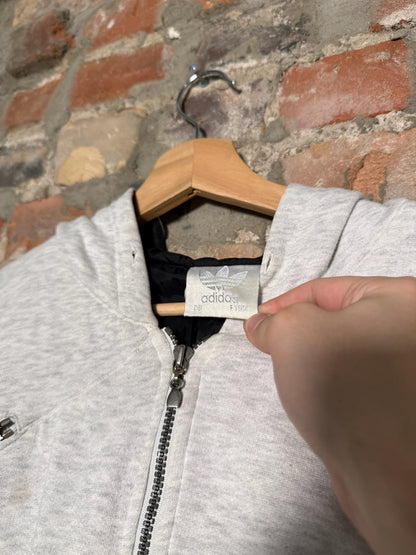 90s Adidas Zip Up Jacket Grey Sz L