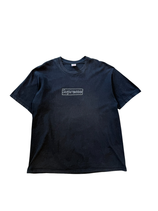 (XL) Supreme x Kaws Box Logo Tee