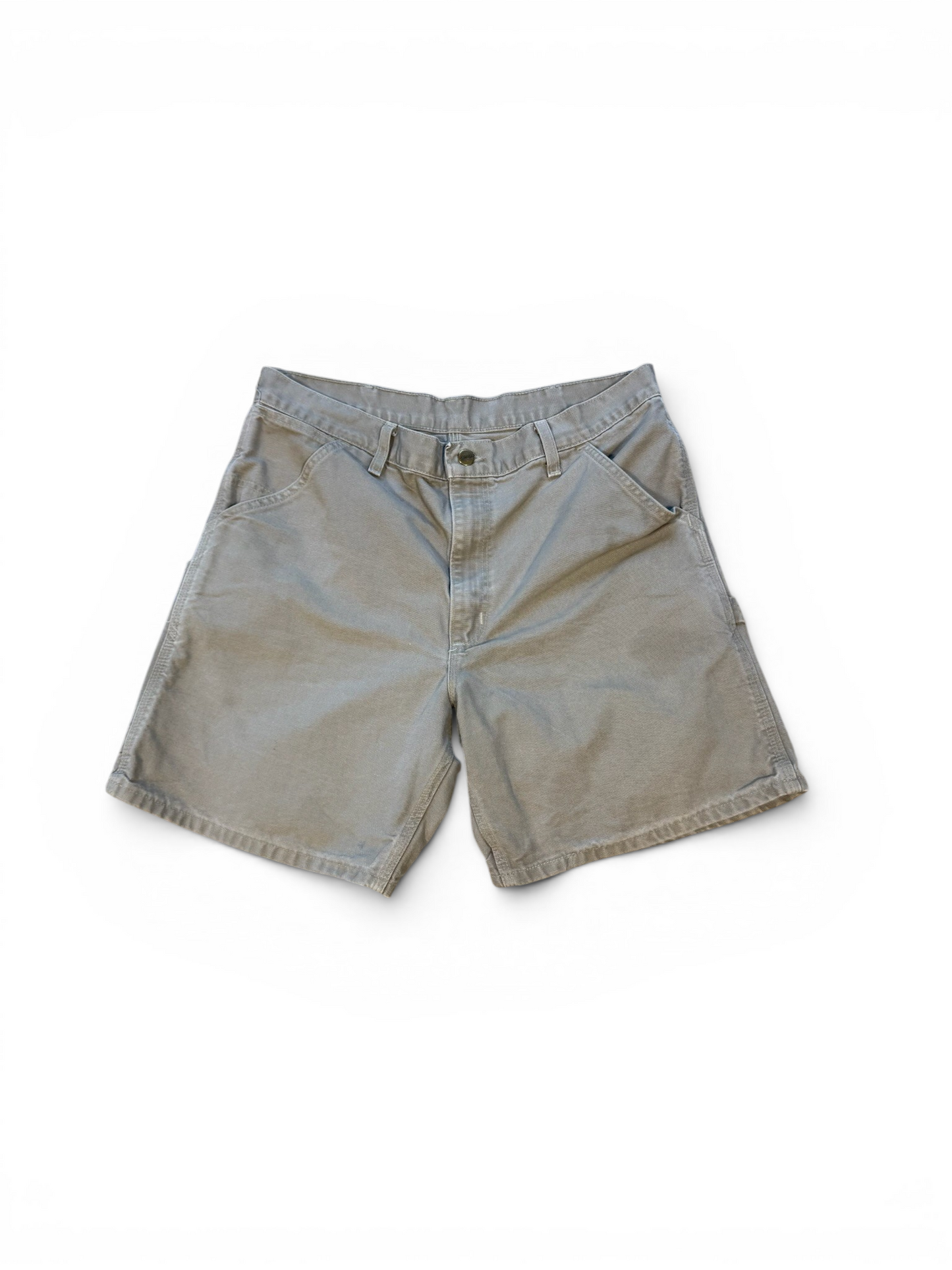 (34W) Vintage Carhartt Grey Carpenter Shorts