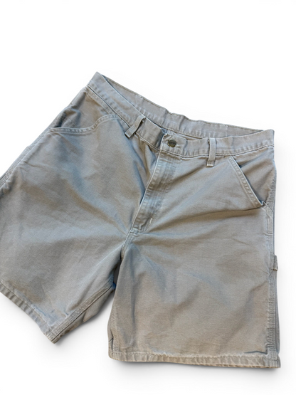 (34W) Vintage Carhartt Grey Carpenter Shorts