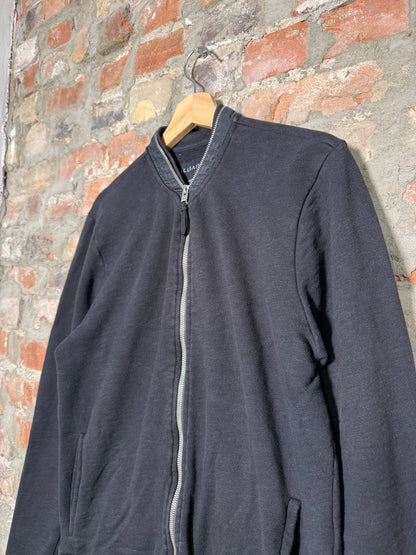 All Saints Full Zip Sweater Black Sz M