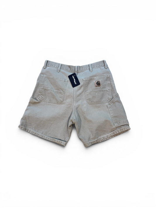 (34W) Vintage Carhartt Grey Carpenter Shorts