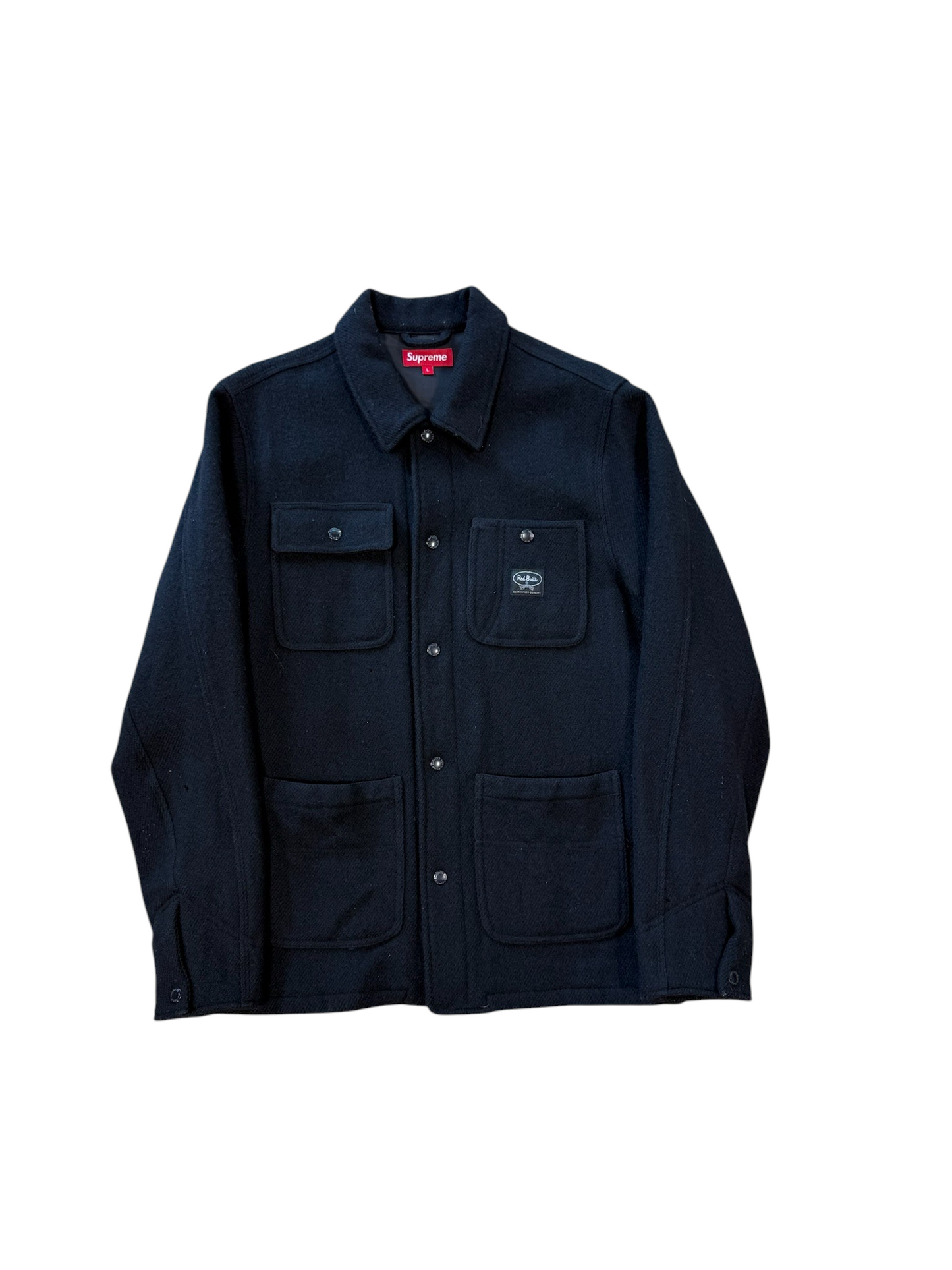 (L) 2010 Supreme x Woolrich Wool Chore Jacket