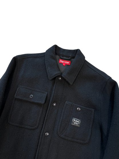 (L) 2010 Supreme x Woolrich Wool Chore Jacket