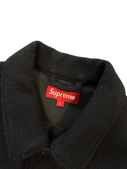 (L) 2010 Supreme x Woolrich Wool Chore Jacket