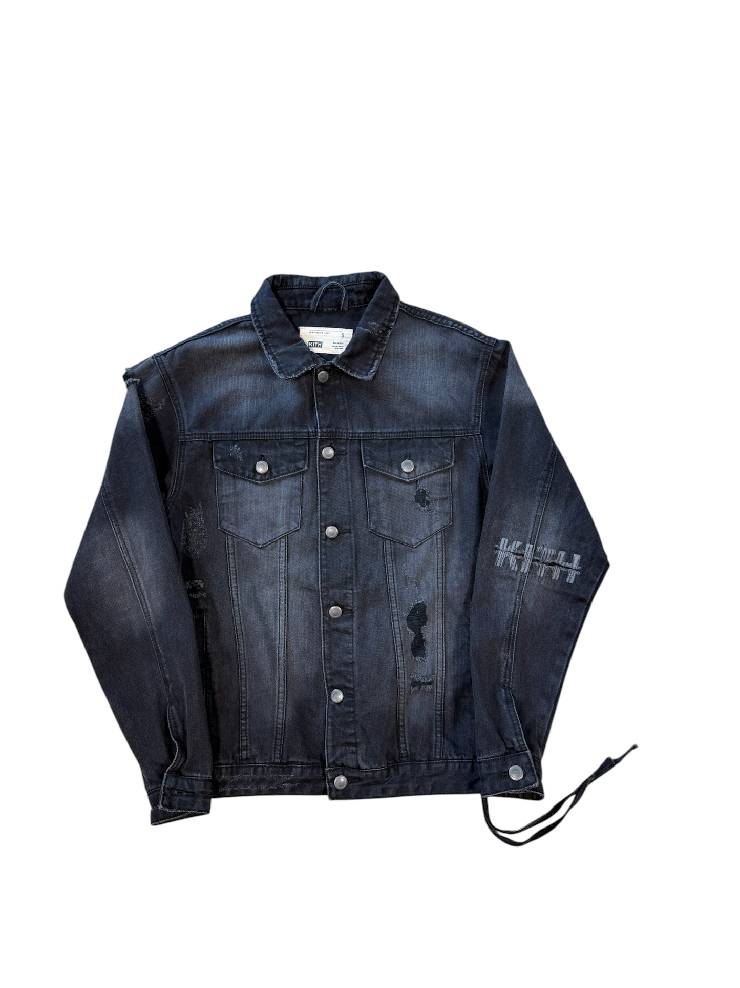 (S) Kith Laight Denim Jacket Black