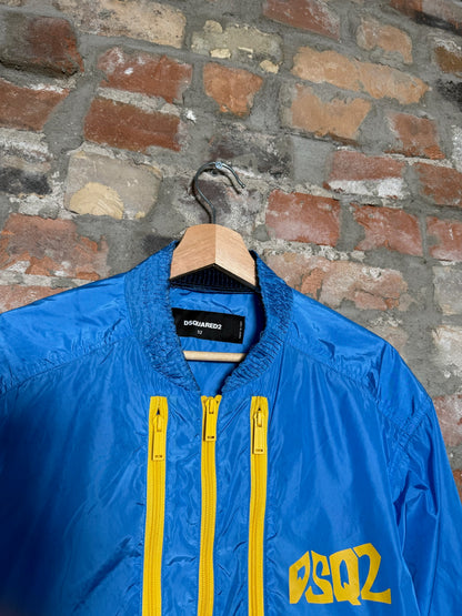 DSquared2 Three Zip Windbreaker Blue Sz M
