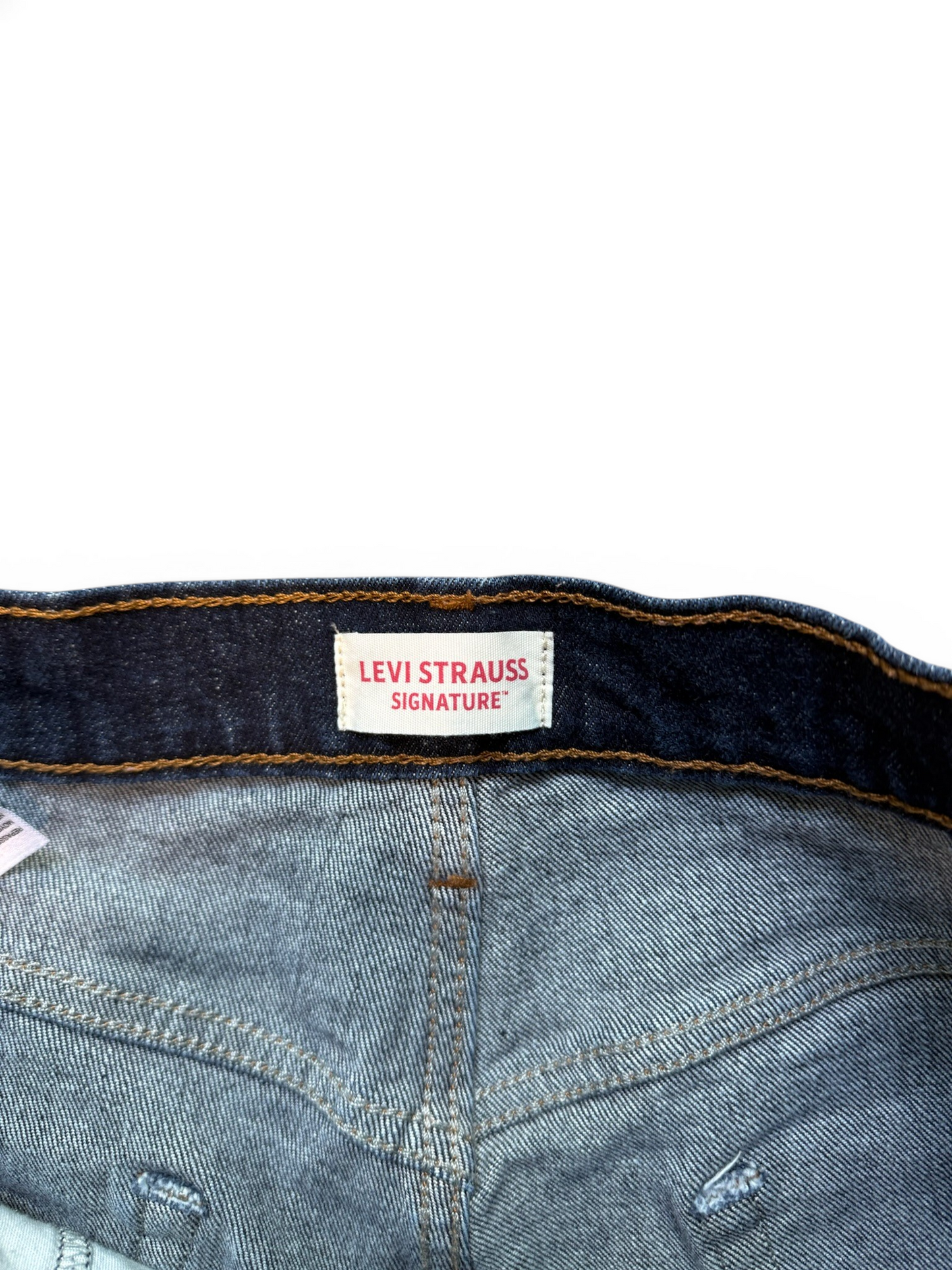 (30W) Levis Signature Dark Blue Denim Shorts