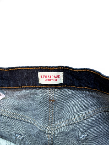(30W) Levis Signature Dark Blue Denim Shorts