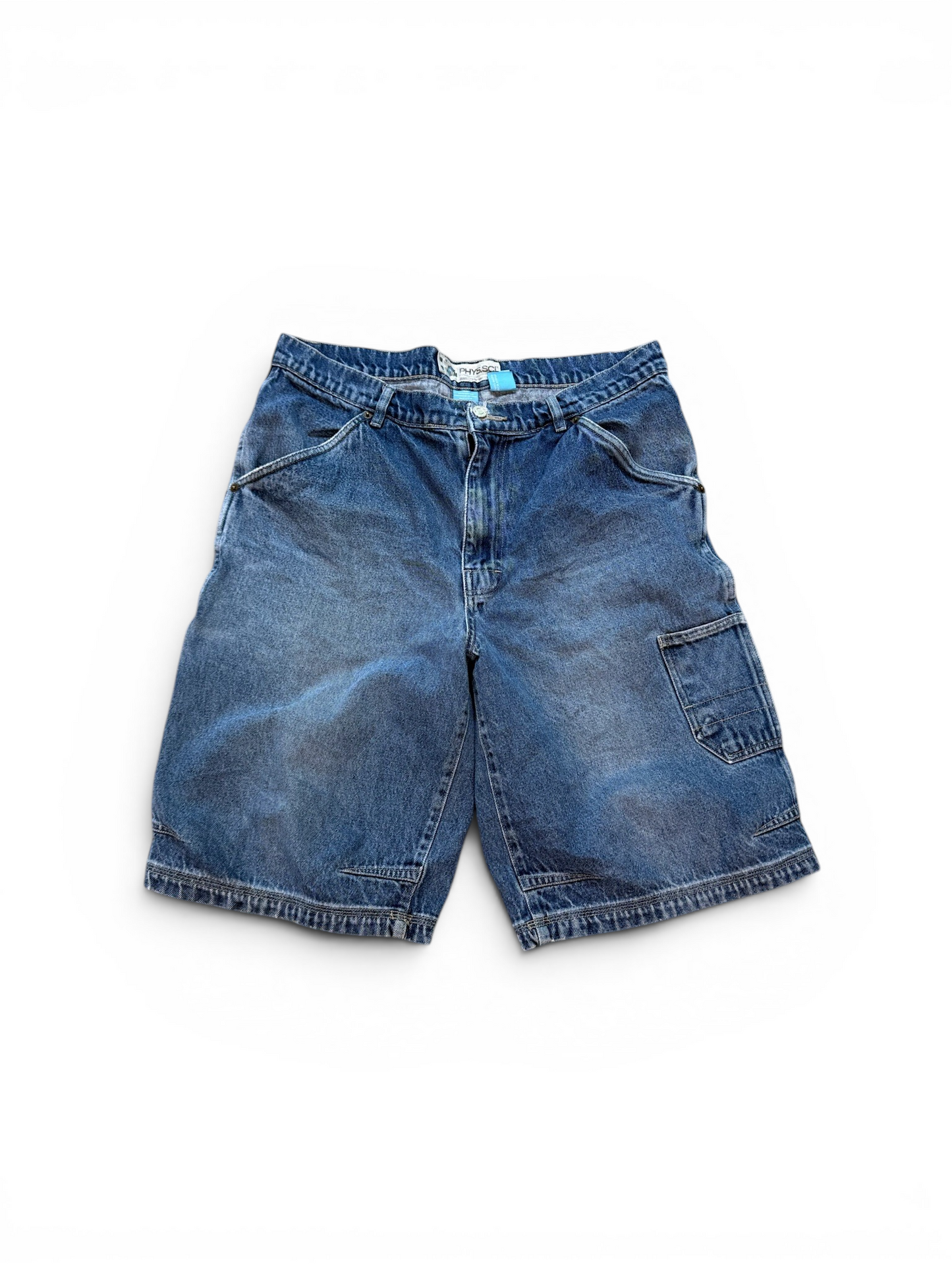 (36) Y2K Phys.Sci Denim Shorts