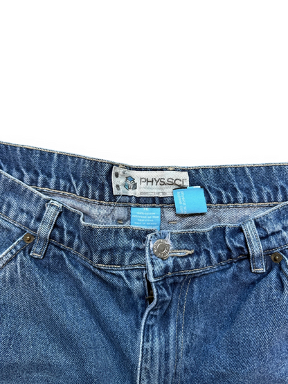 (36) Y2K Phys.Sci Denim Shorts
