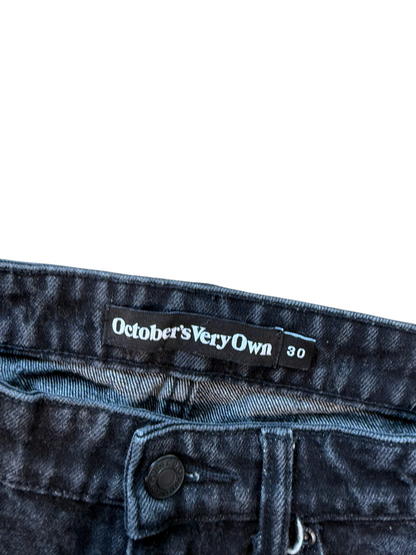 (30W) OVO Classic Monogram Jeans Black