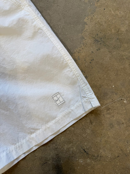 (M) 00s Nike Box Logo White Shorts
