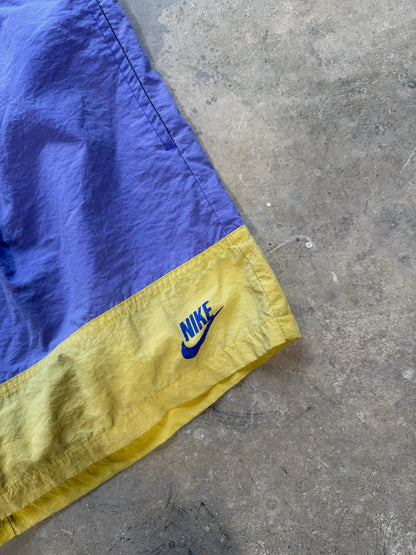 (M) 90s Nike Purple Spellout Shorts