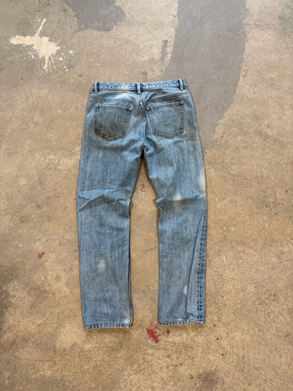 (31 Waist) A.P.C. Rue Madame Paris Washed Jeans