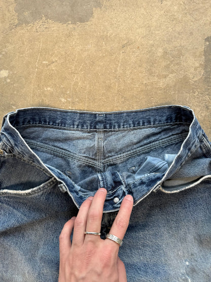 (32 Waist) 90s Wrangler Washed Carpenter Jeans