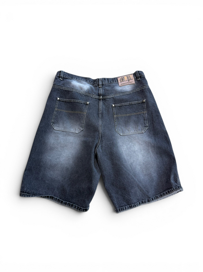 (42W) Y2K Members Only 2Pac Denim Shorts