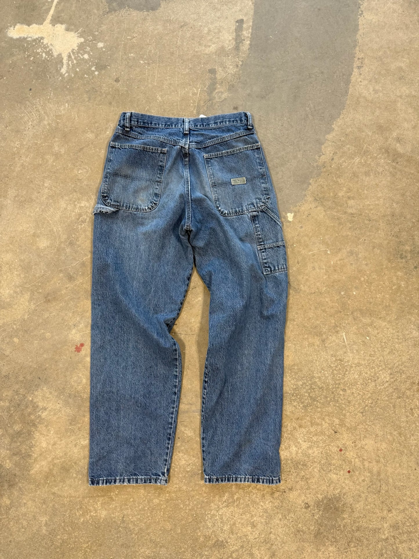 (32 Waist) 90s Wrangler Washed Carpenter Jeans