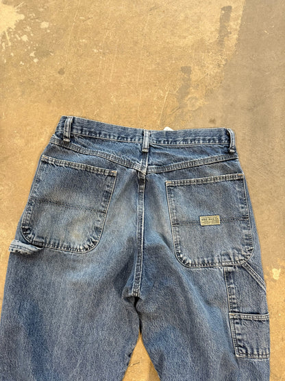 (32 Waist) 90s Wrangler Washed Carpenter Jeans