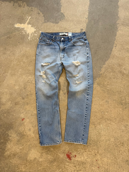 (36 Waist) Vtg Levi's 505 Distressed Jeans