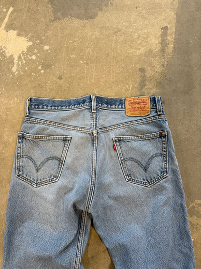 (36 Waist) Vtg Levi's 505 Distressed Jeans