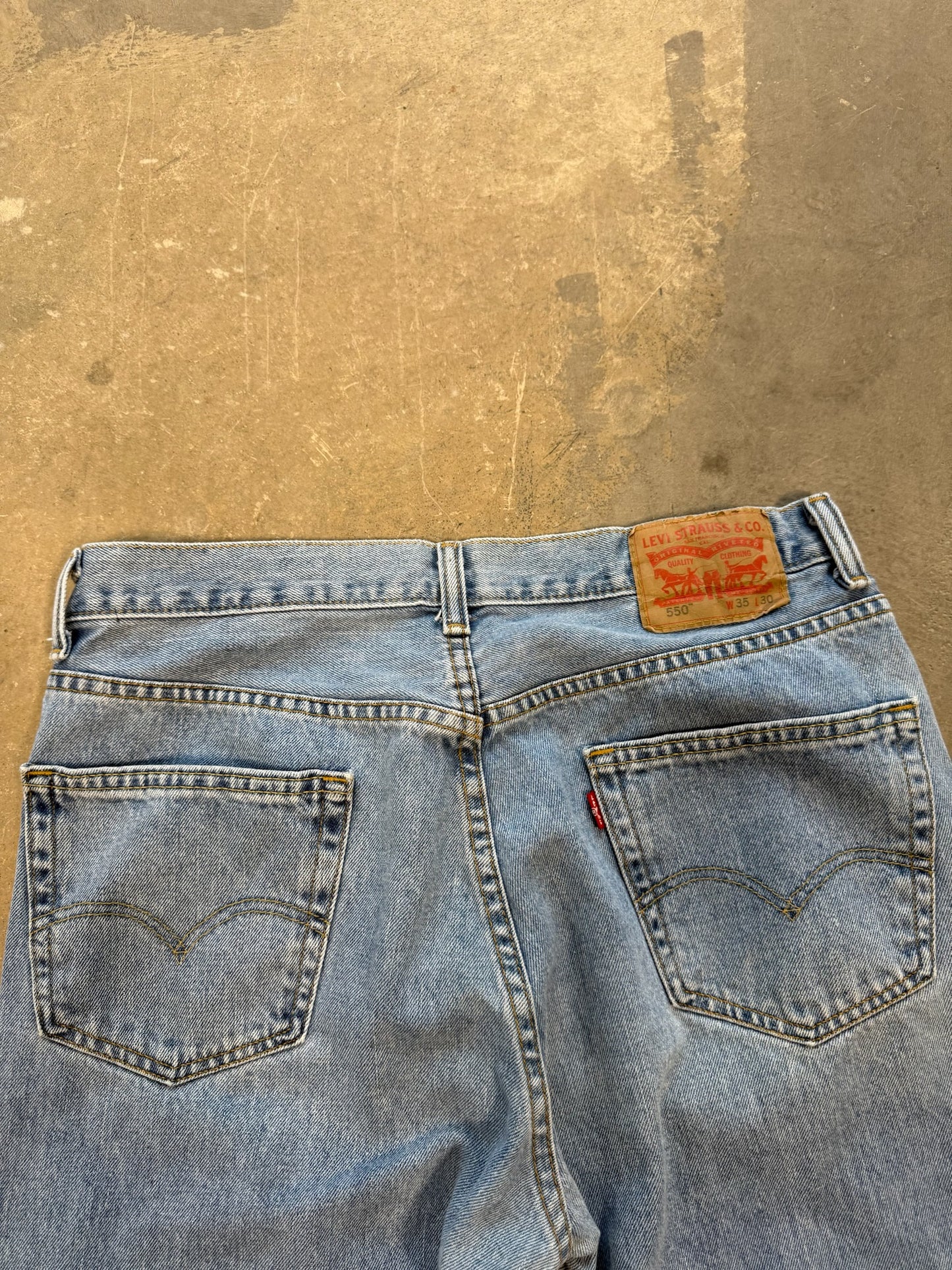 (35 Waist) Vtg Levi's 550 Jeans