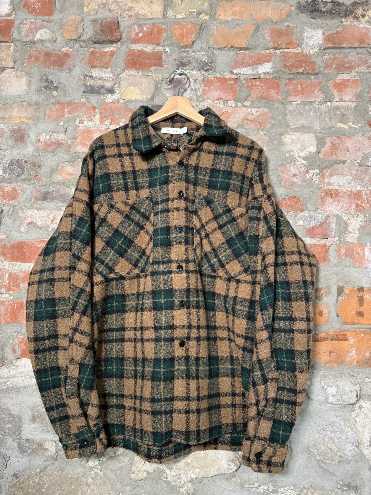 (L) MNML Oversized Plaid Flannel