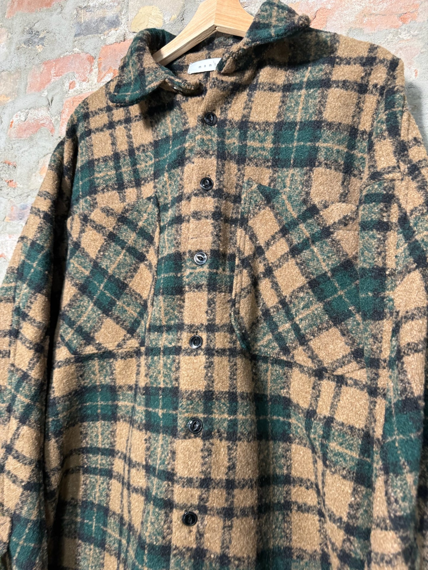 (L) MNML Oversized Plaid Flannel