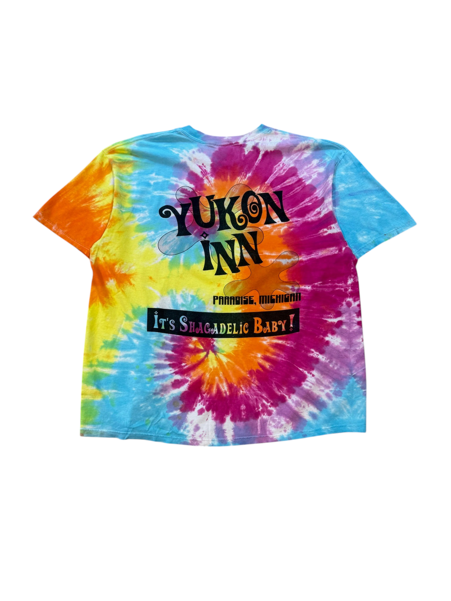 (XL) Vintage Austin Powers Sayings Tie-Dye Tee
