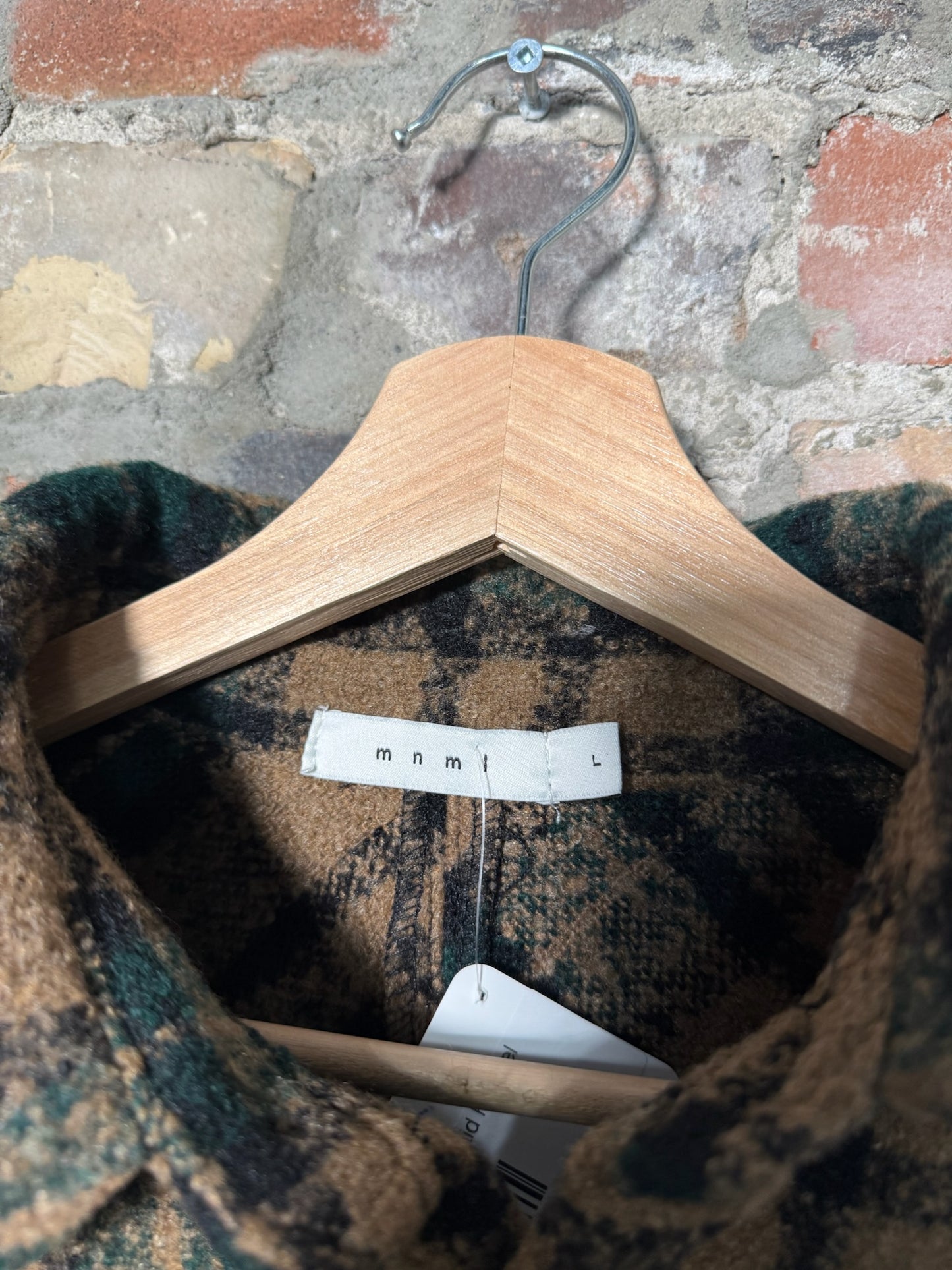 (L) MNML Oversized Plaid Flannel