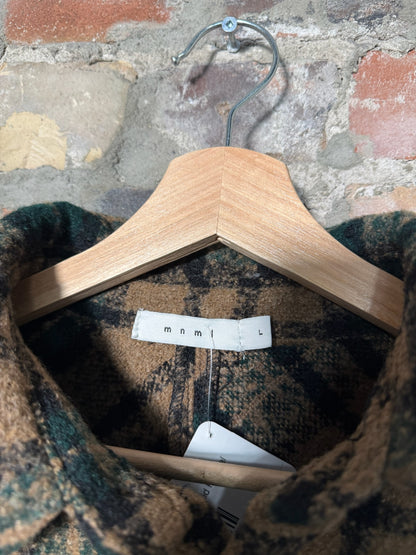 (L) MNML Oversized Plaid Flannel