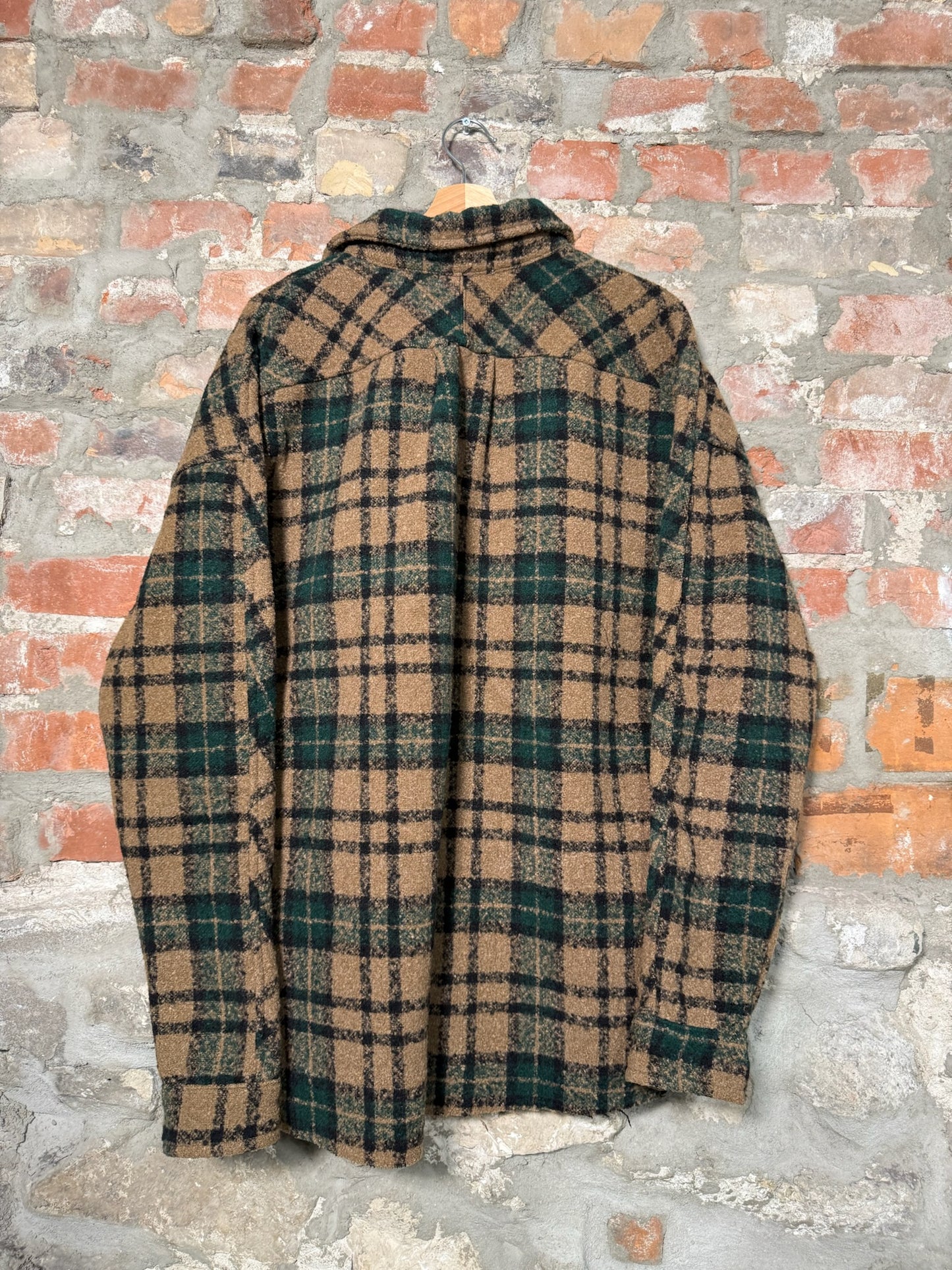 (L) MNML Oversized Plaid Flannel
