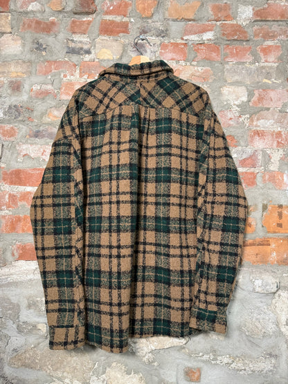 (L) MNML Oversized Plaid Flannel