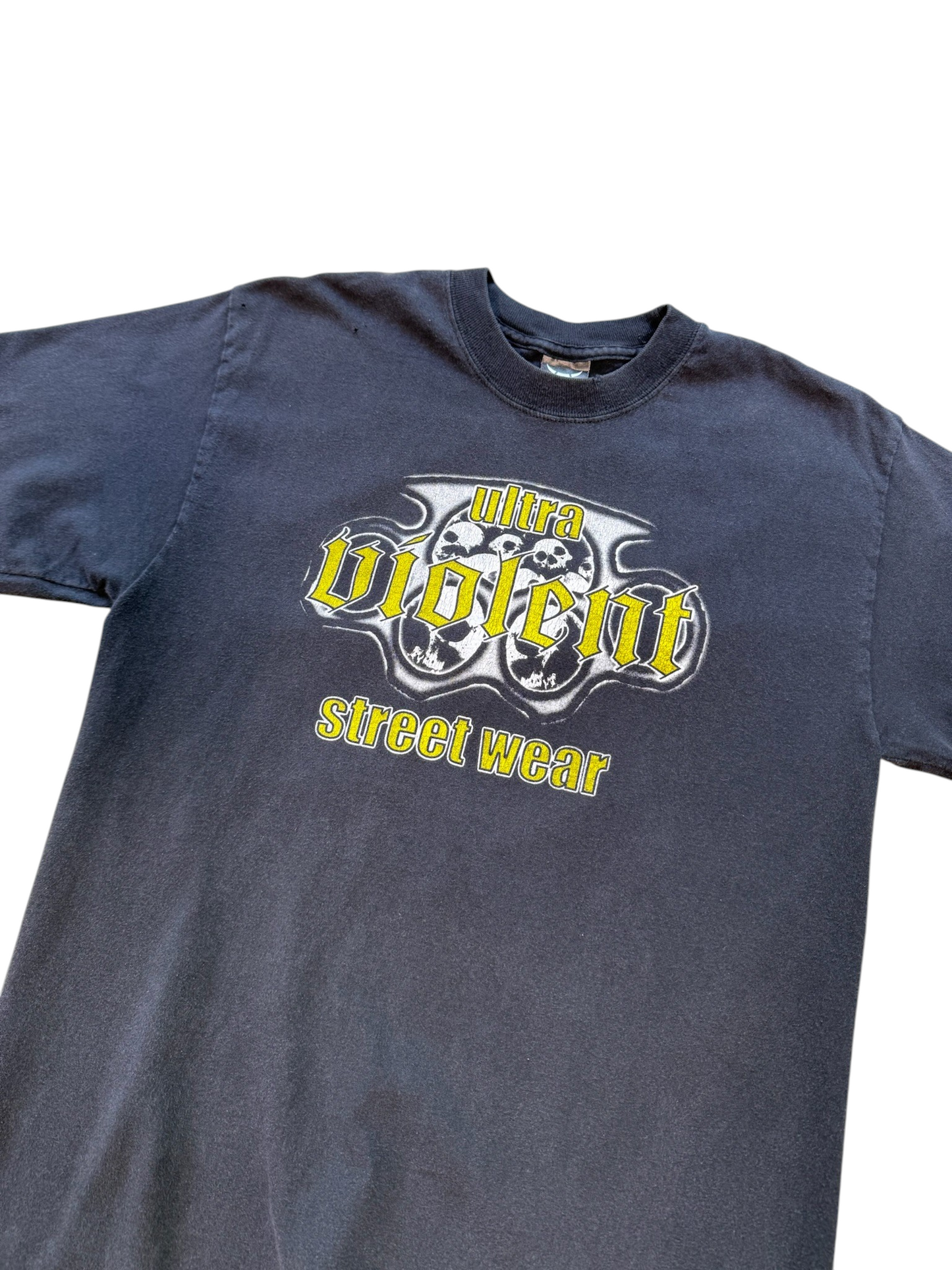 (L) Vintage Ultra Violent Brass Knuckle Tee