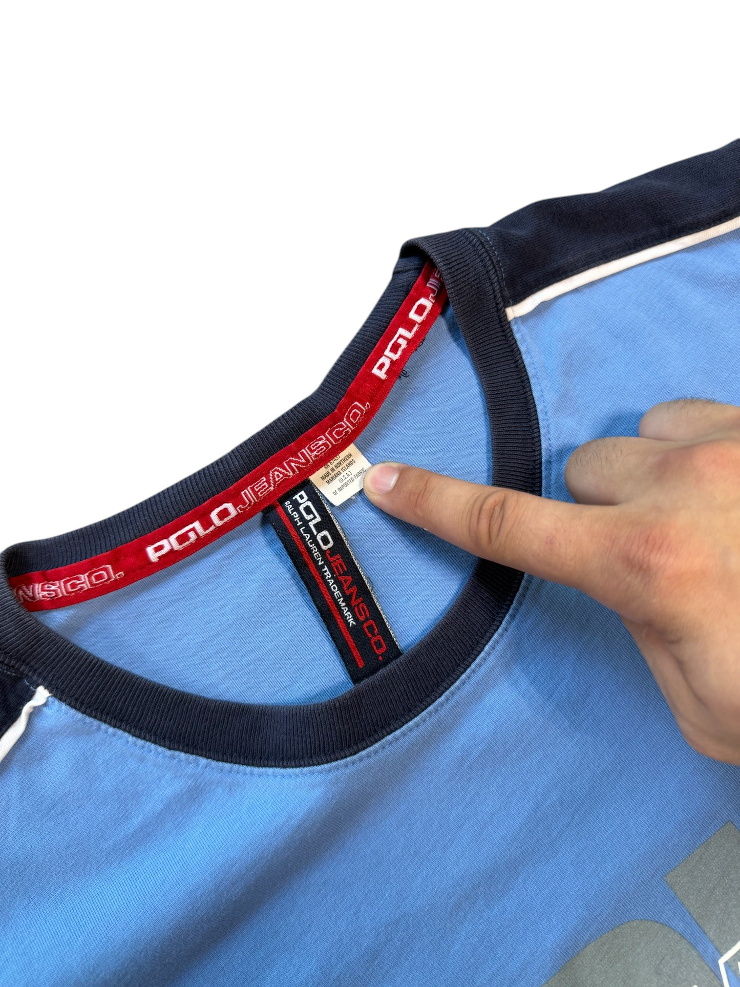 (L) Vintage Y2K Polo Ralph Lauren Sport Tee