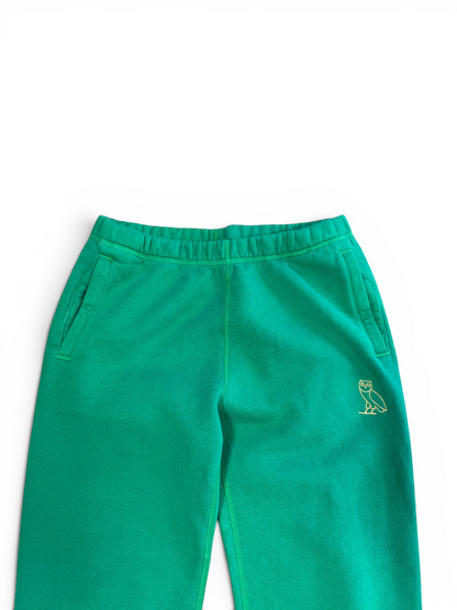 (S) OVO Garment Dye Sweatpant Emerald Green