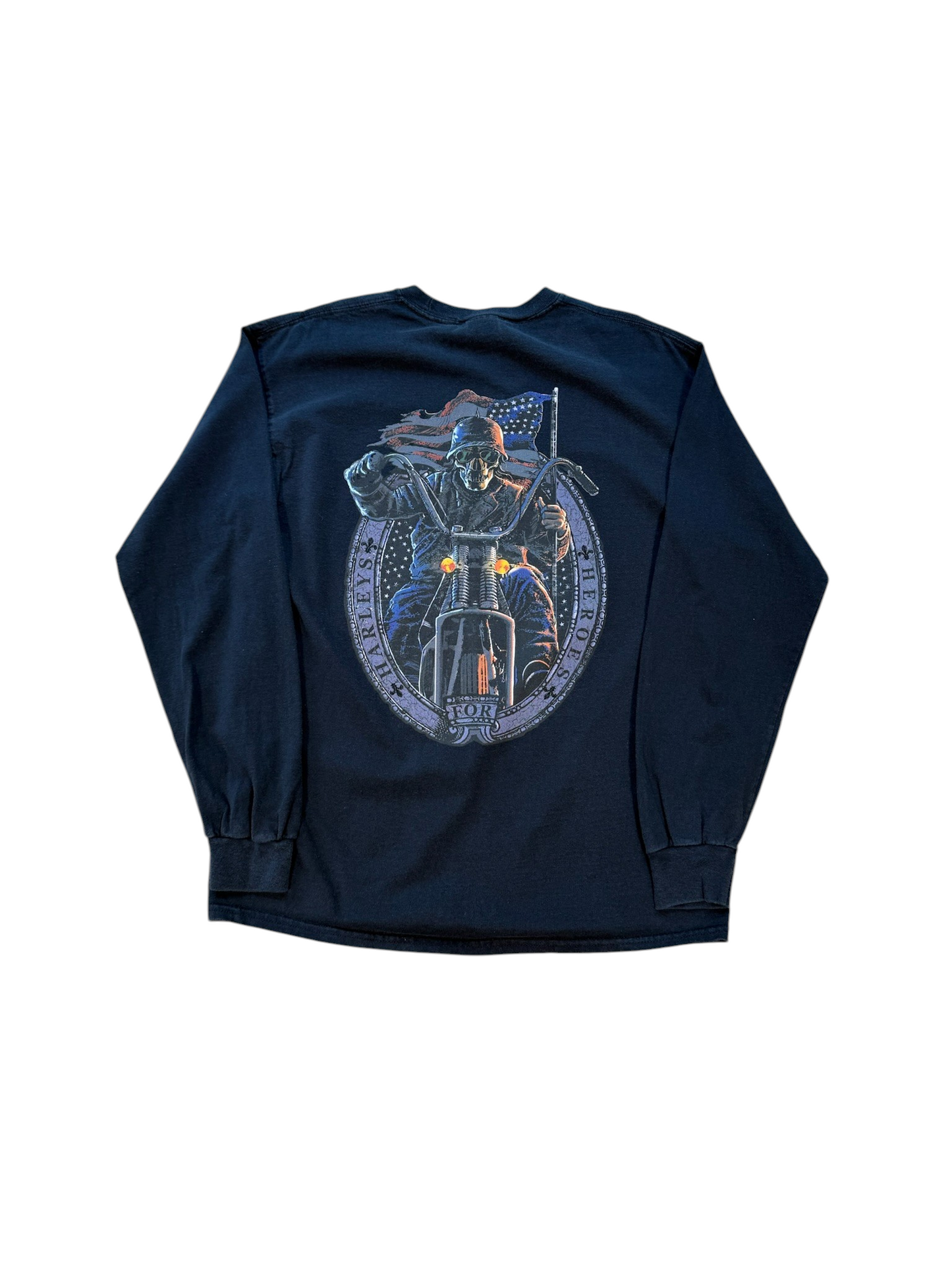 (M) Vintage American Legend Biker Long Sleeve