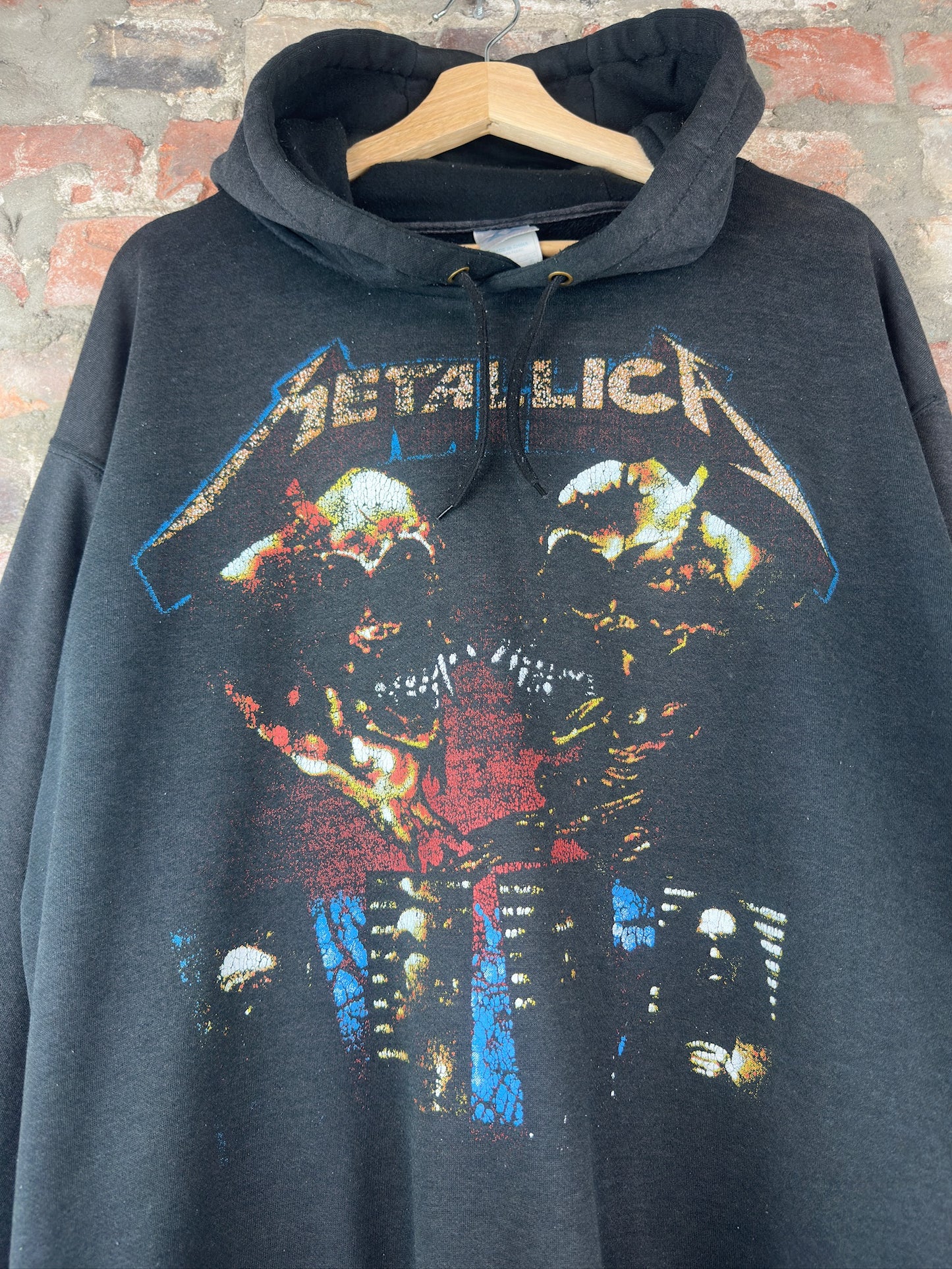2000s Metallica Script Hoodie Sz XL