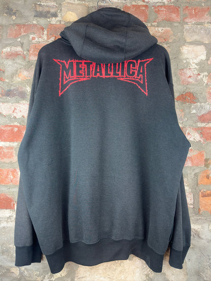2000s Metallica Script Hoodie Sz XL