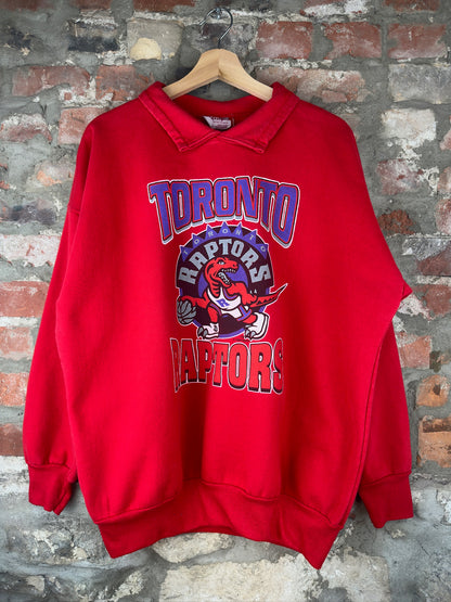 1994 Toronto Raptors Collared Crewneck Sz L