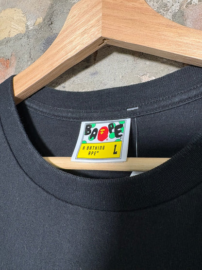 Bape Trial Camo Tee Black Sz L