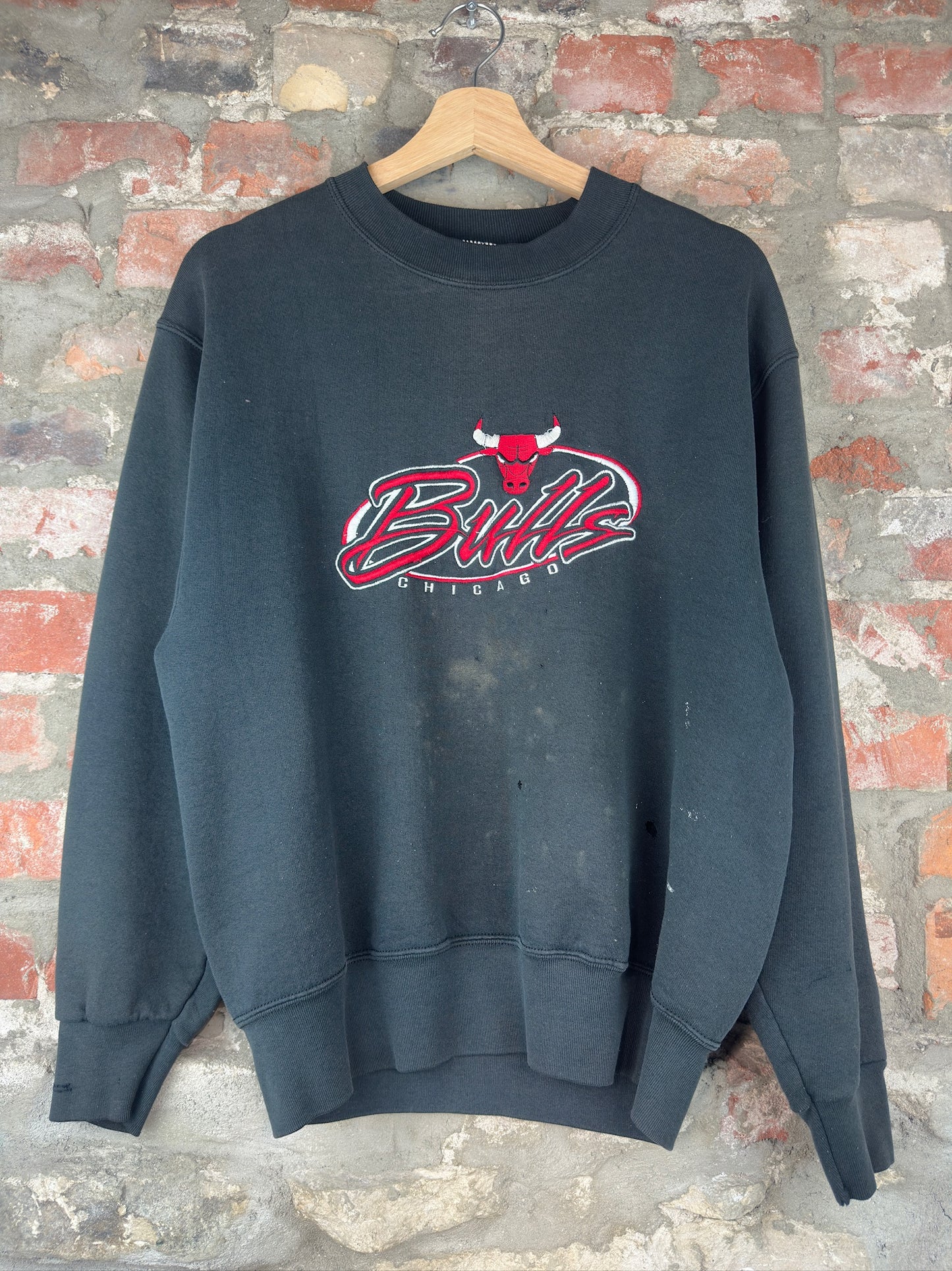 90s Chicago Bulls Pro Player Crewneck Sz M