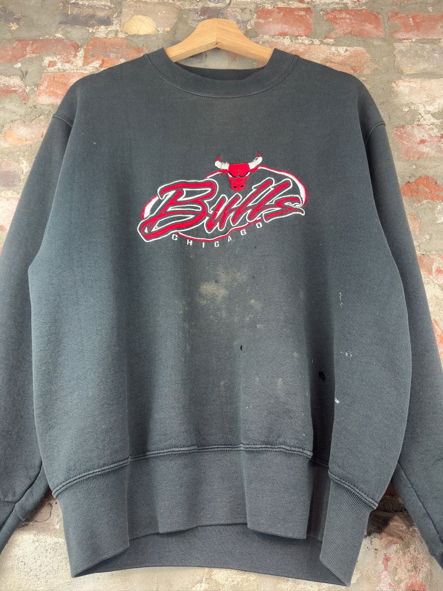 90s Chicago Bulls Pro Player Crewneck Sz M