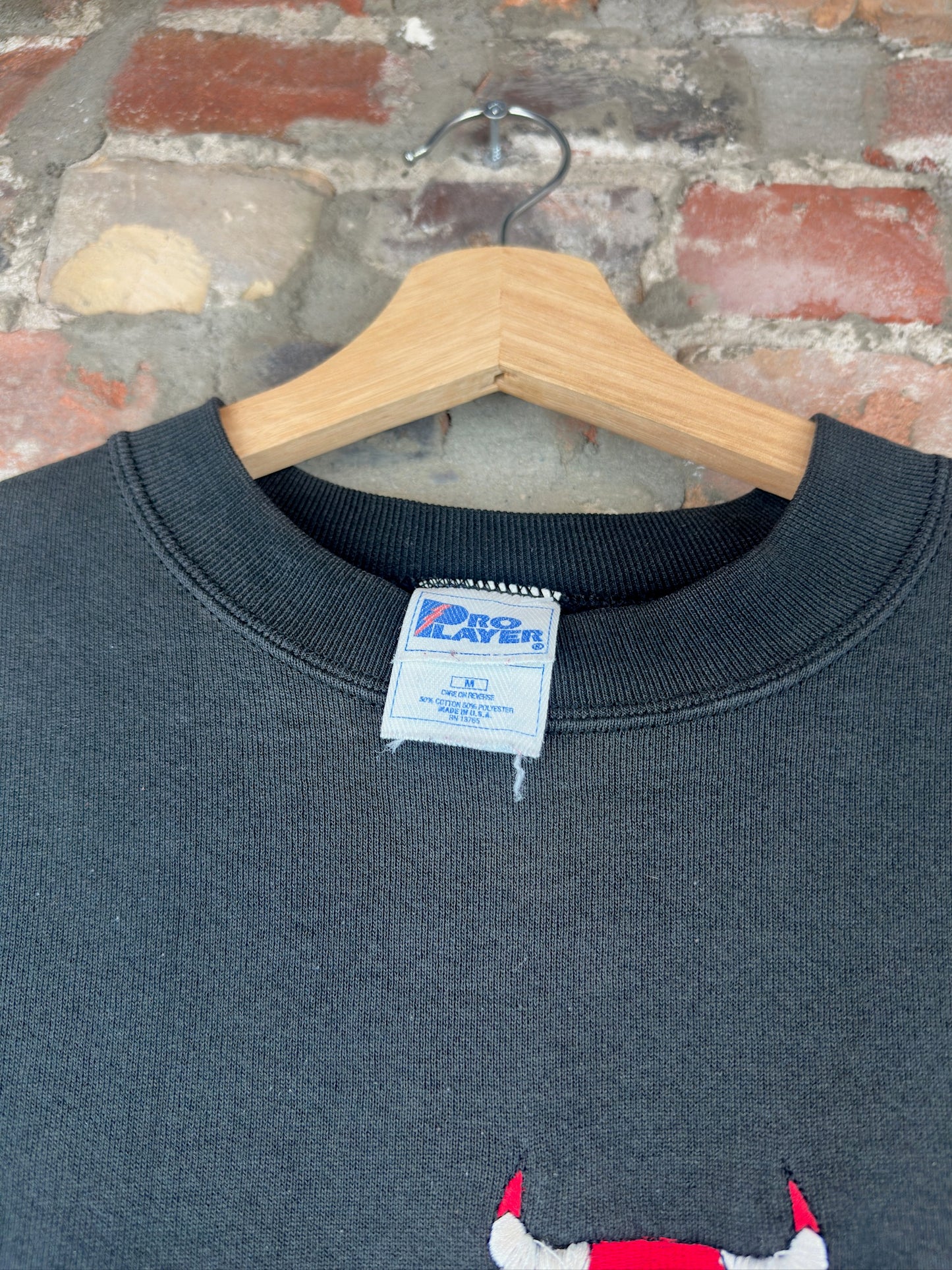 90s Chicago Bulls Pro Player Crewneck Sz M