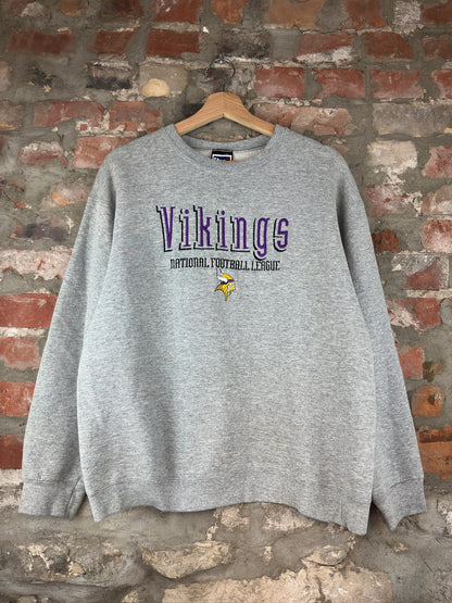 2000s Vikings Pro Player Crewneck Sz M