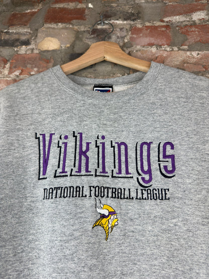 2000s Vikings Pro Player Crewneck Sz M