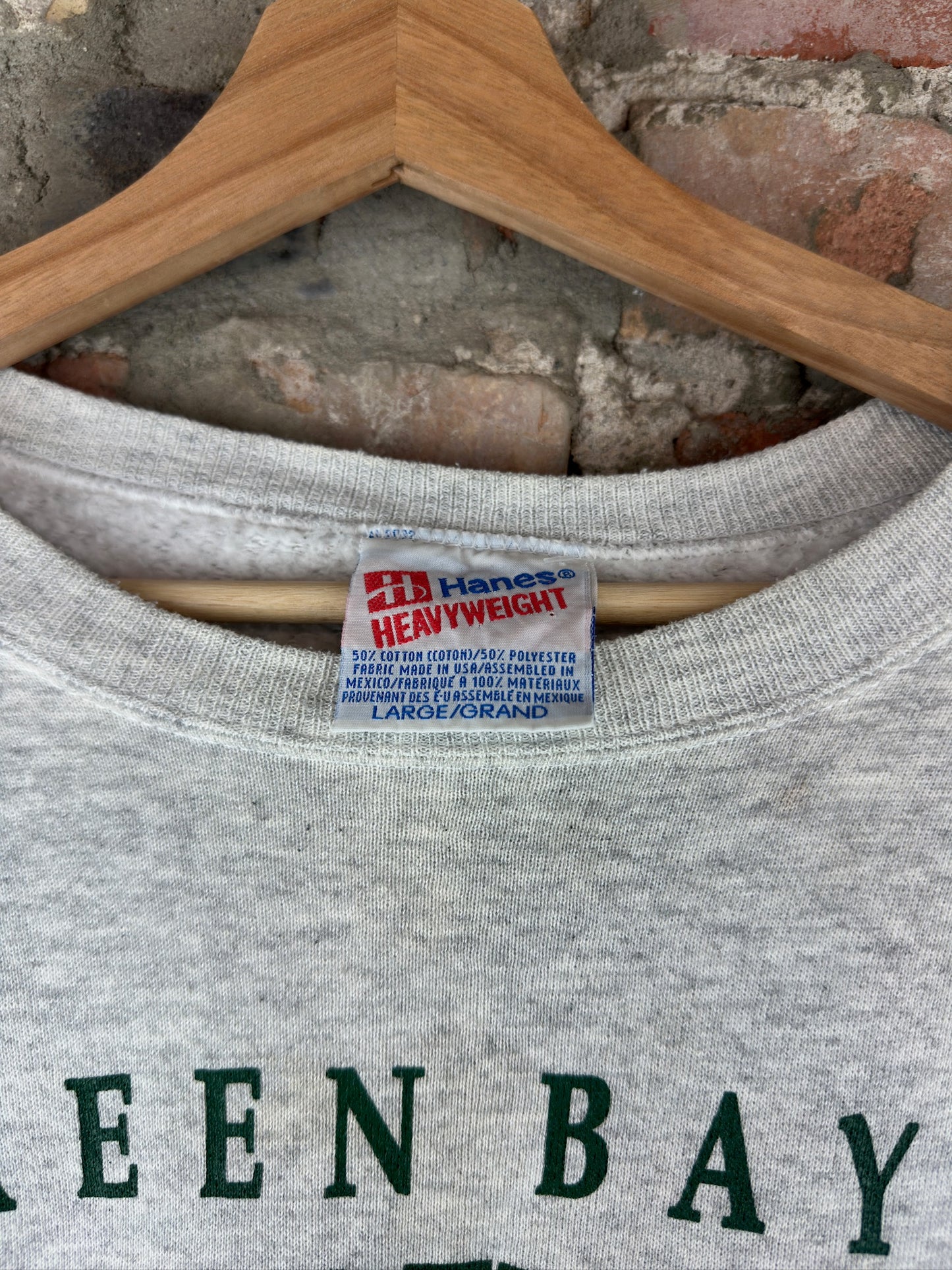 1995 Green Bay Packers Crewneck Sz L