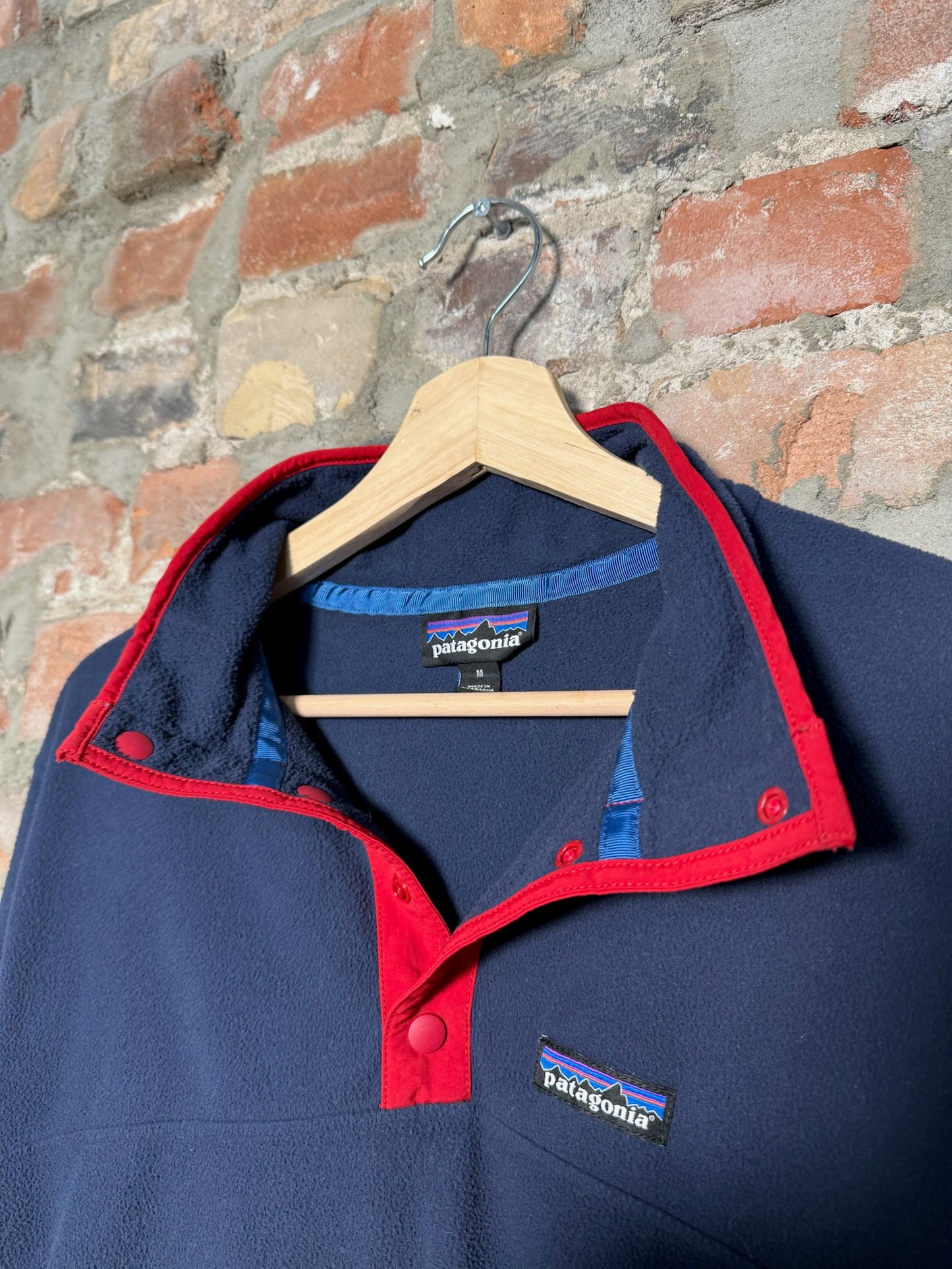 (M) Vtg Patagonia Button Up Fleece