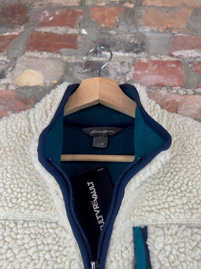 2000s Eddie Bauer Sherpa Vest Sz M